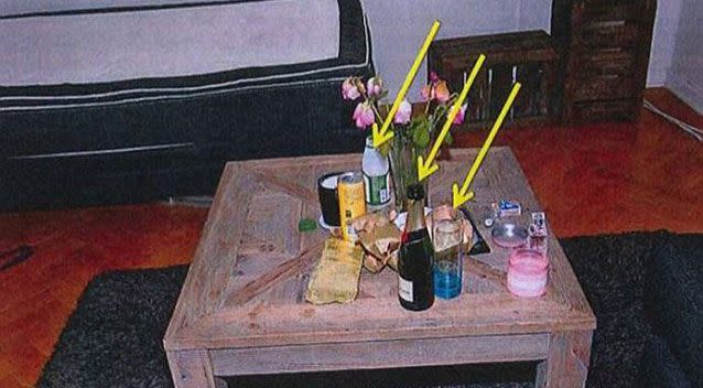 Police found traces of Rohypnol on the glasses in the woman's flat. Source: Supplied