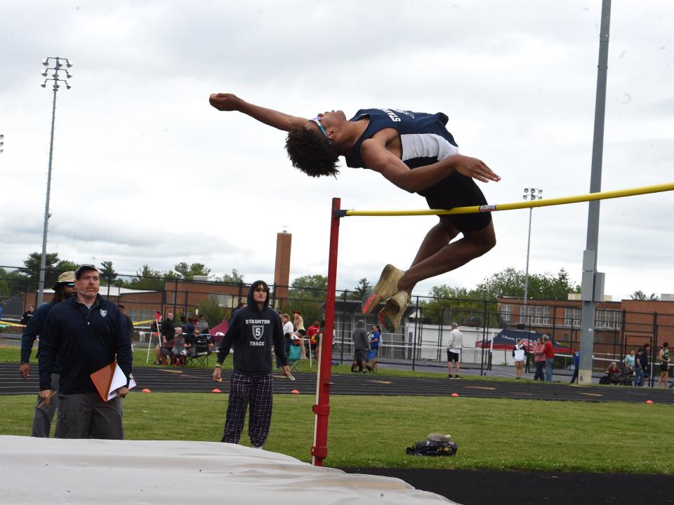 Staunton junior Maaliah Cabell won the Region 3C high jump title, clearing 6-foot-6 for the win at Waynesboro High School, Thursday, May 26.