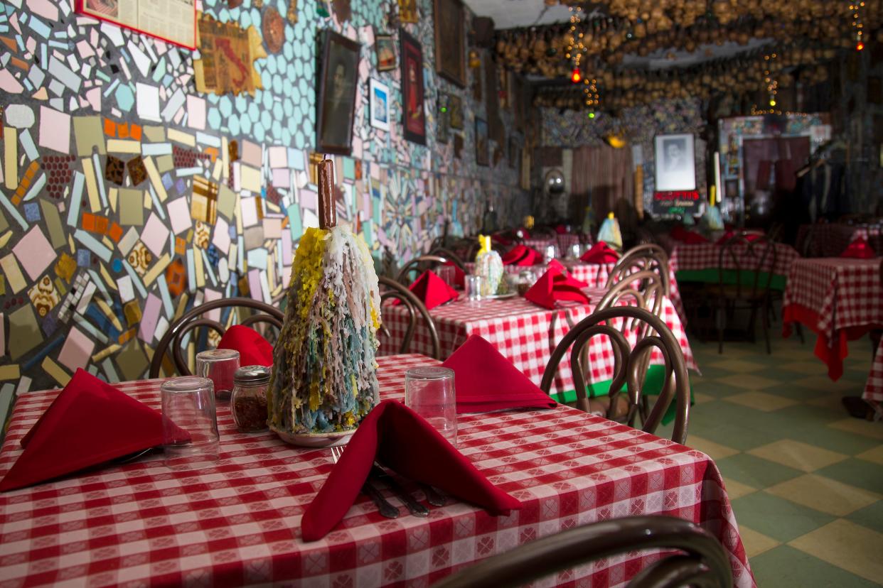 The dining room at Scotti's Italian Restaurant in downtown Cincinnati.