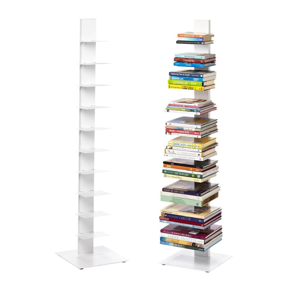 White Floating Bookshelf