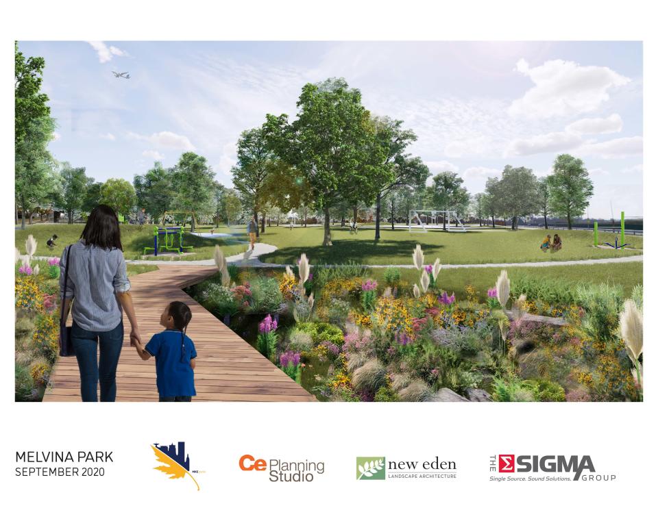 An improved park at West Melvina and North 29th streets is among the projects outlined in a new city plan for part of Milwaukee's north side.