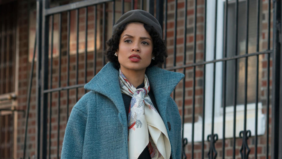 Gugu Mbatha-Raw in 'Motherless Brooklyn'. (Credit: Glen Wilson/Warner Bros)