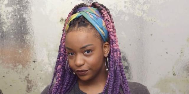 5 Ways to Style Box Braids With A Scarf