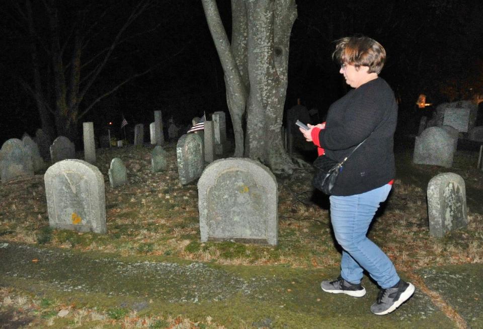 Burial Hill Cemetery in Plymouth.