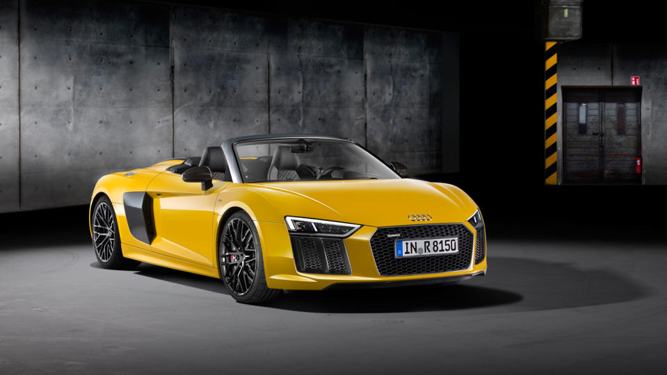 The Audi R8 V10 Spyder with Quattro all-wheel drive. - Credit: Photo: Courtesy Audi.