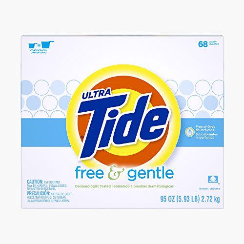 3) Free & Gentle HE Turbo Powder Laundry Detergent