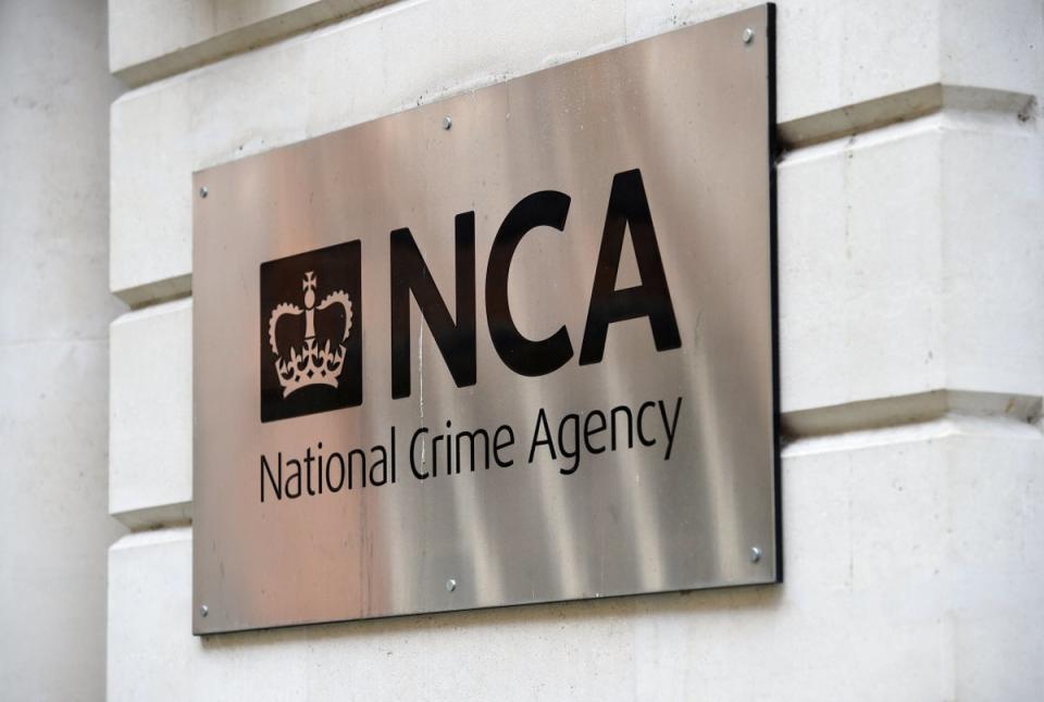 National Crime Agency sign (Kirsty O’Connor/PA) (PA Archive)