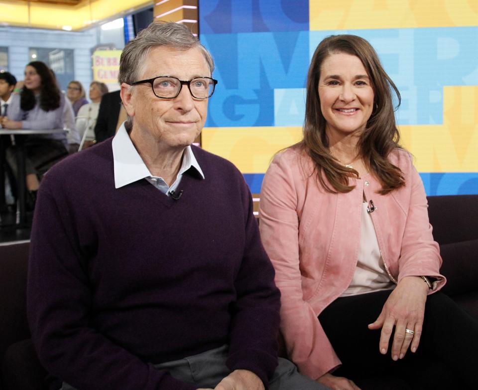 Bill and Melinda Gates are guests on "Good Morning America," Tuesday, February 13, 2018