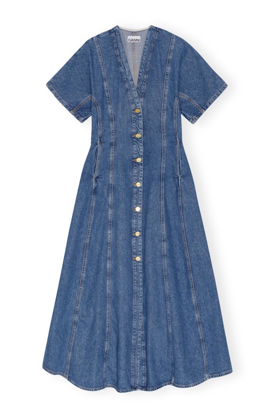 Ganni maxi dress, £325 (Ganni)