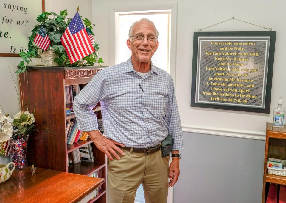 Russell Farmer has been organizing members of his church to help clean up Cranston, for what he calls "Others Day."