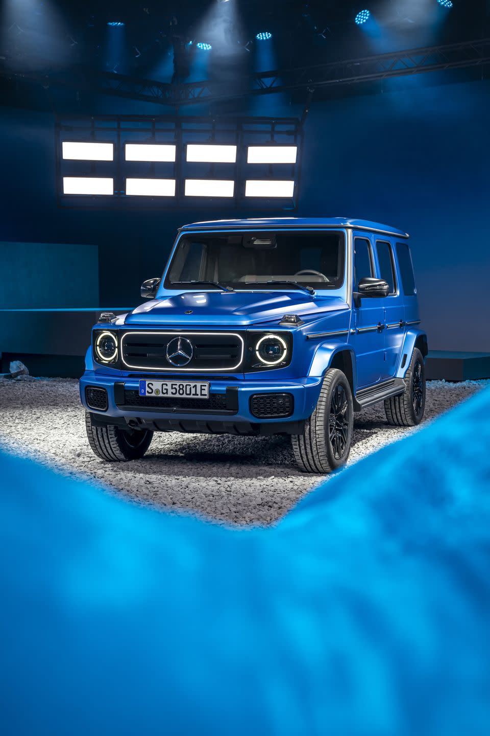 mercedes benz g 580 with eq technology press images