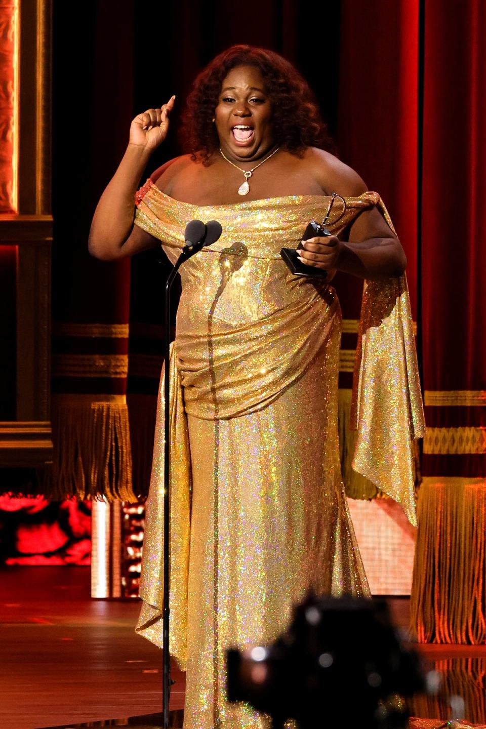 Alex Newell first found fame on Glee. (Getty Images for Tony Awards Pro)