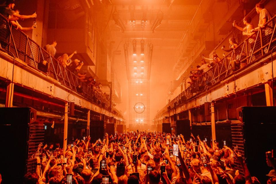 The Printworks venue in Rotherhithe that became one of London’s most iconic nightclubs is to reopen in 2026 as a permanent live music and arts centre, according to a new planning application (printworks Luke Dyson)