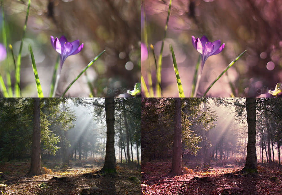 Free Photoshop actions: Mystical Light