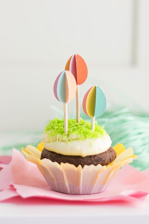 Cupcake Egg Toppers