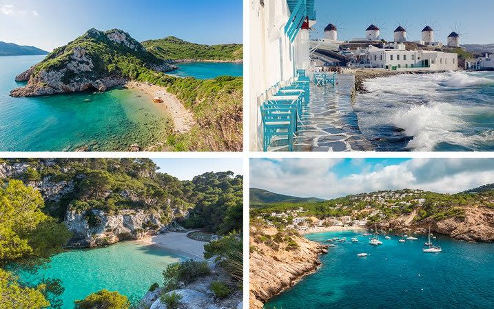 Corfu, Mykonos, Menorca, Ibiza - Getty