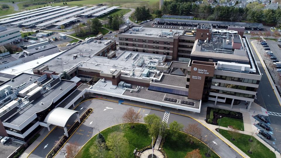 CentraState Medical Center in Freehold Township is shown Tuesday, April 14, 2020.