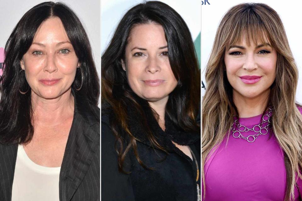 <p>Jerod Harris/Getty; Michael Tullberg/Getty; Emma McIntyre/Getty</p> Shannen Doherty, Holly Marie Combs, and Alyssa Milano