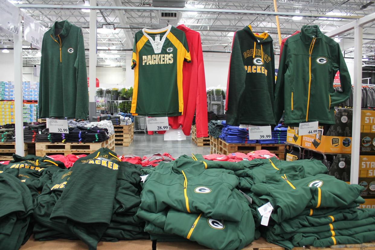 Green Bay Packers NFL items at Costco