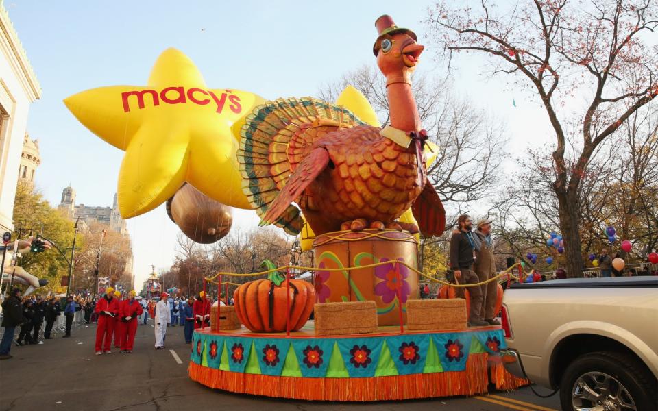 Macy's Thanksgiving Day Parade float in New York - Mireya Acierto/FilmMagic