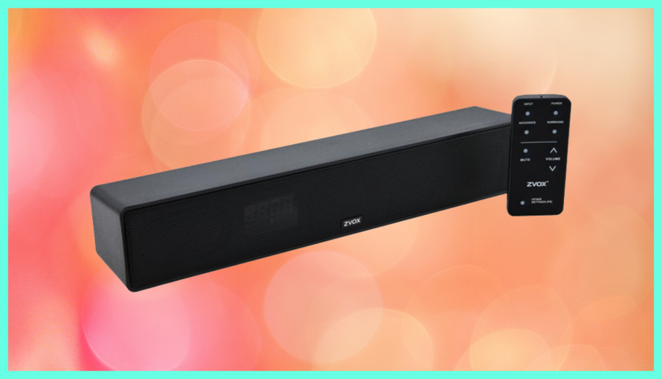 Listen up, people. This soundbar is 62 percent off right now. (Photo: ZVOX)