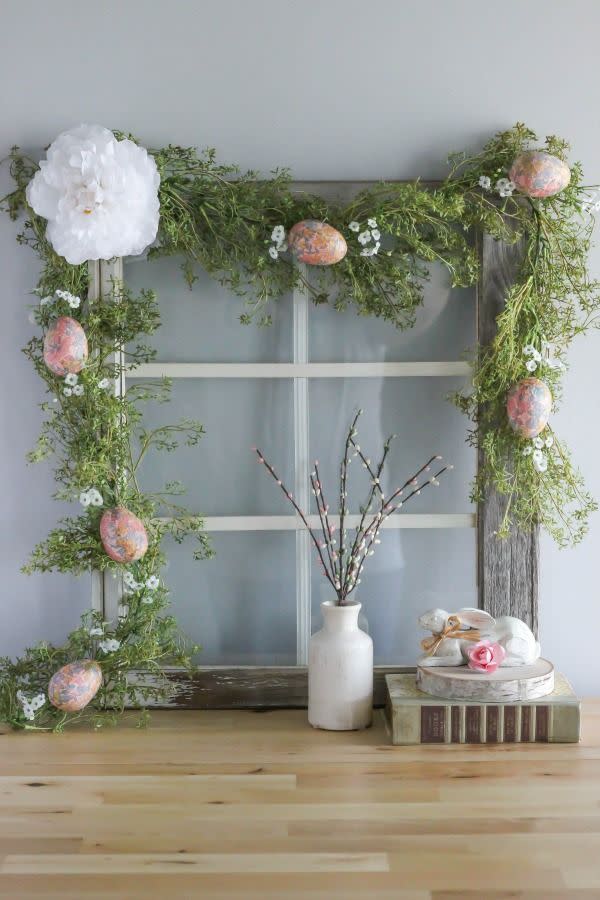 Decoupage Easter Egg Garland