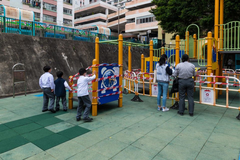 無打針的學生雖可上學，但不能參加非學術課外活動。(Photo by Marc Fernandes/NurPhoto)