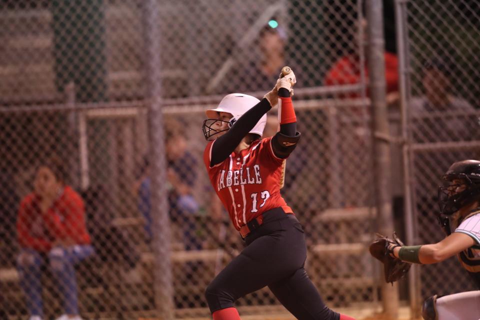 Scenes from a softball game between Fort Myers High School and LaBelle High School at Fort Myers High on Tuesday, March 1, 2022. 