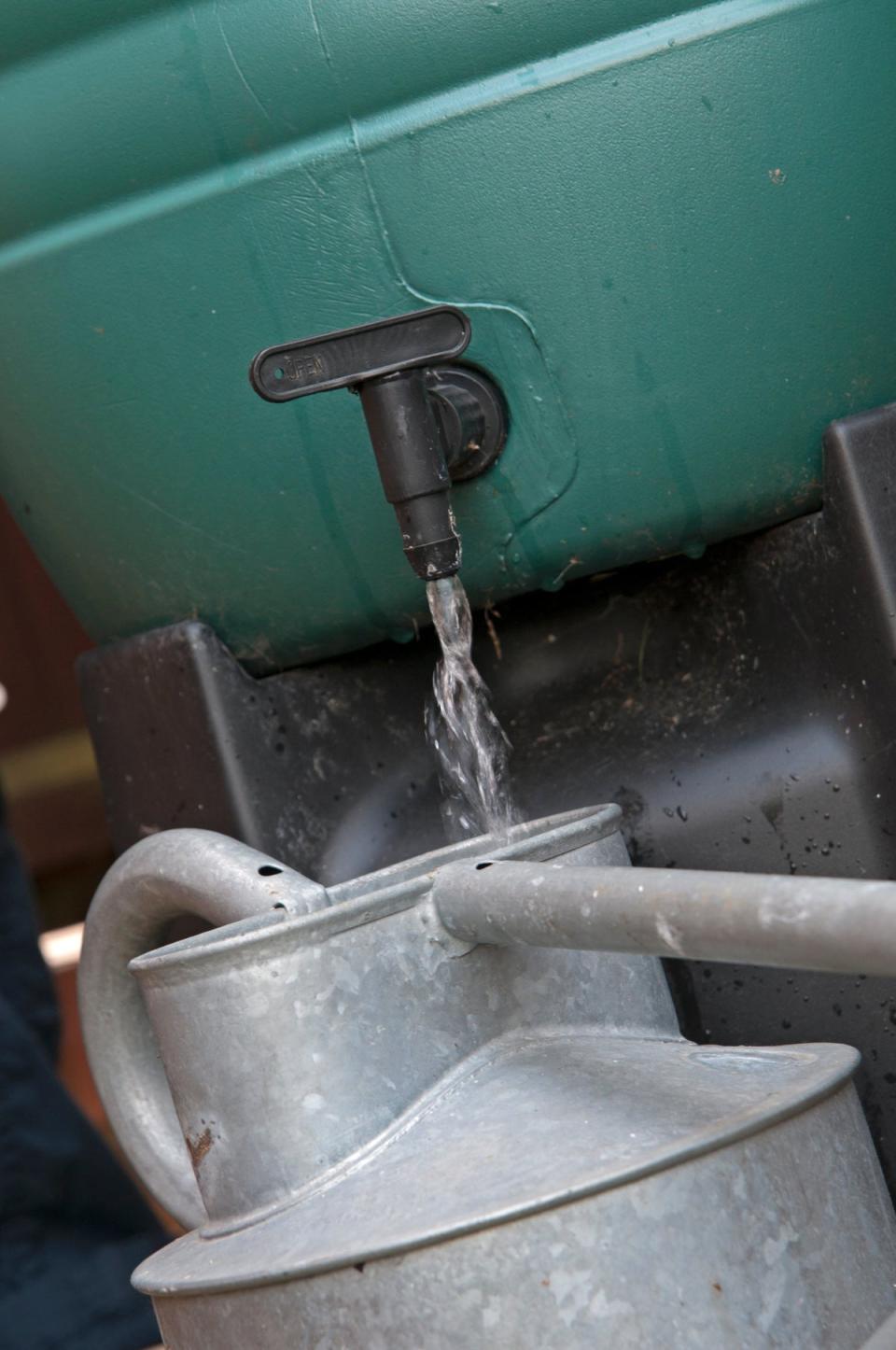 You may water your garden with tap water by hand, using a bucket or a watering can (PA) (PA Media)