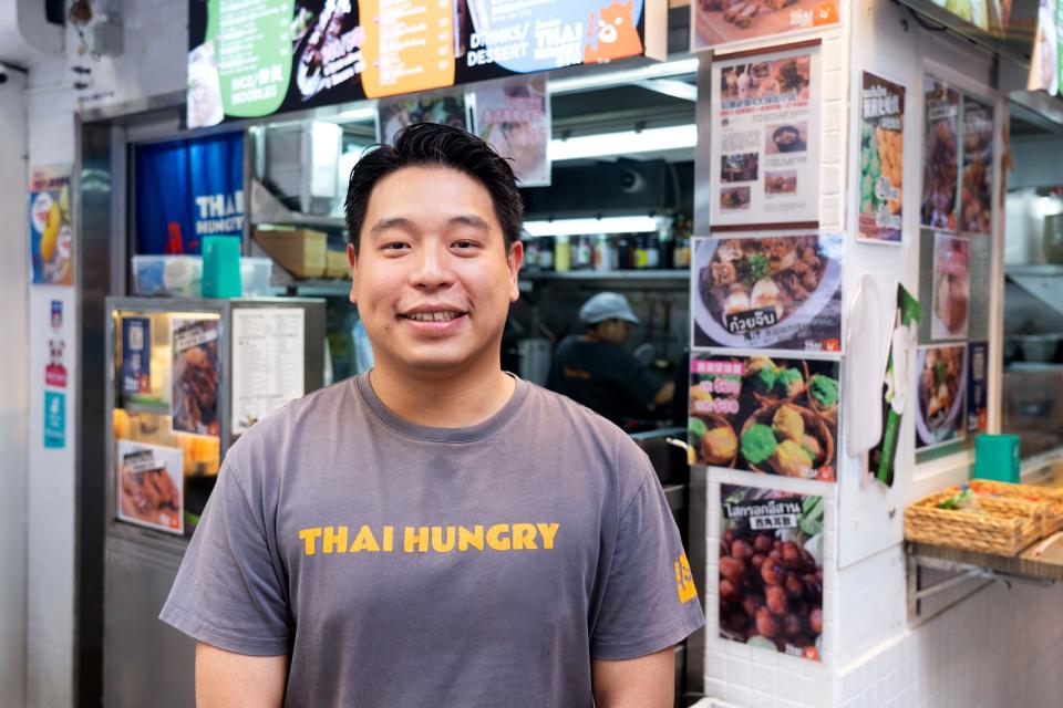 Thai Hungry 負責人 Mark 是泰國華僑，這次開店希望能夠推廣泰國街頭小食到香港
