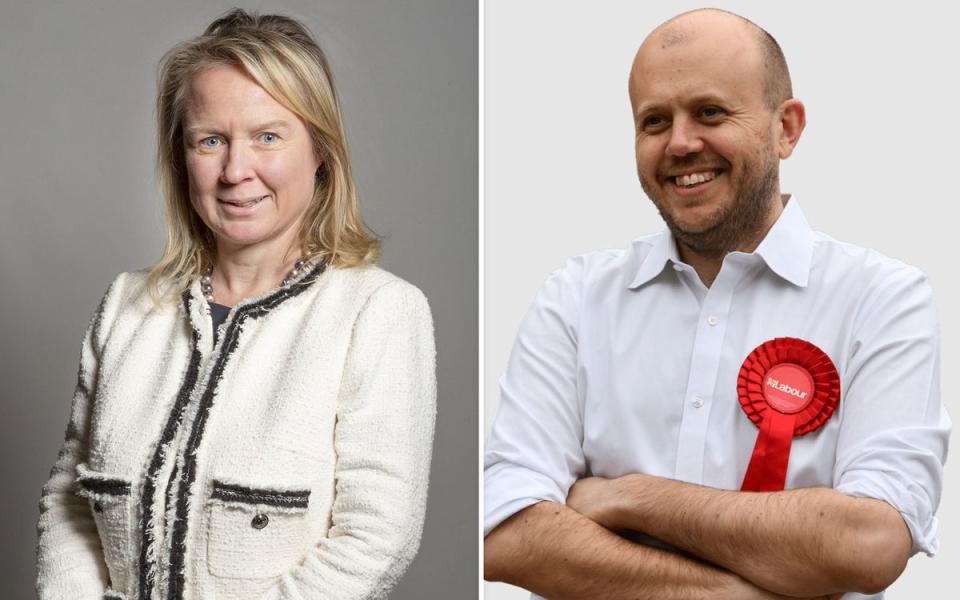 Labour’s Joe Powell is running against Tory Minister Felicity Buchan in Kensington and Bayswater (ES Composite)