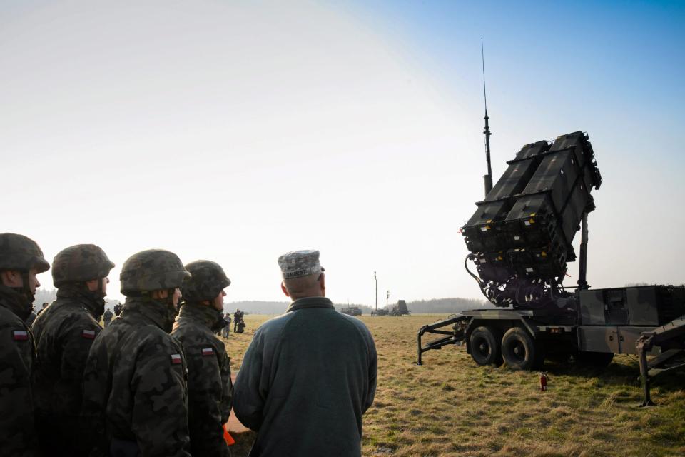 Polish US Soldiers Patriot Missile