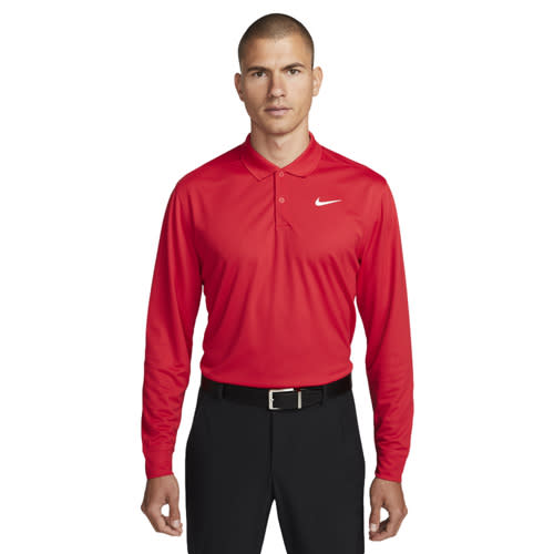 Long Sleeve Polo - Nike Dri-FIT Victory Long-Sleeve Golf Polo