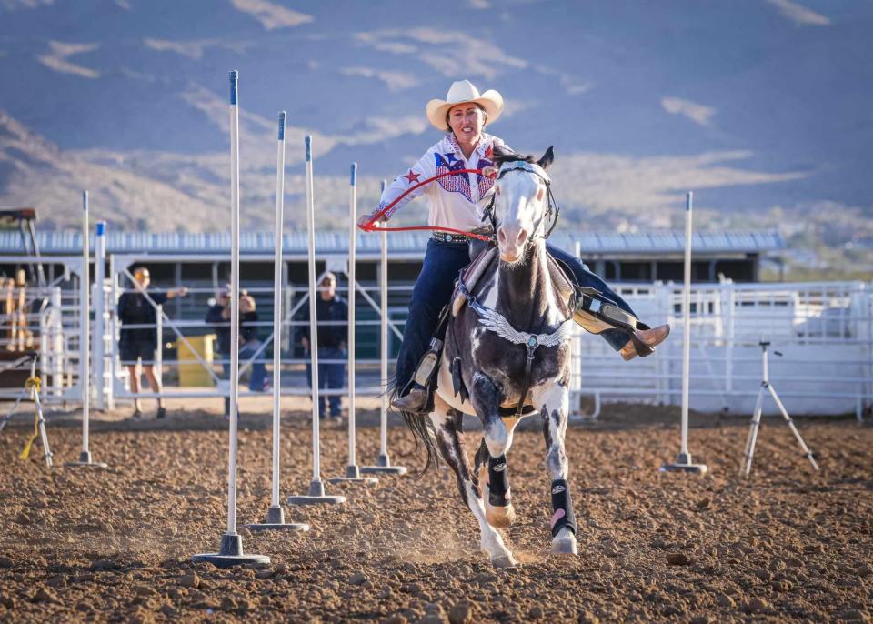 It’s official. Yermo’s Britney Swenson and “her sightless equine companion “Smoke,” are Guinness World Records Title Holders.