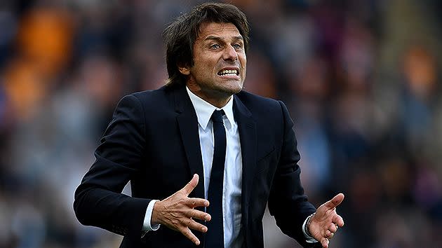 Despite contrasting reports Conte is still the manager of Chelsea. Pic: Getty