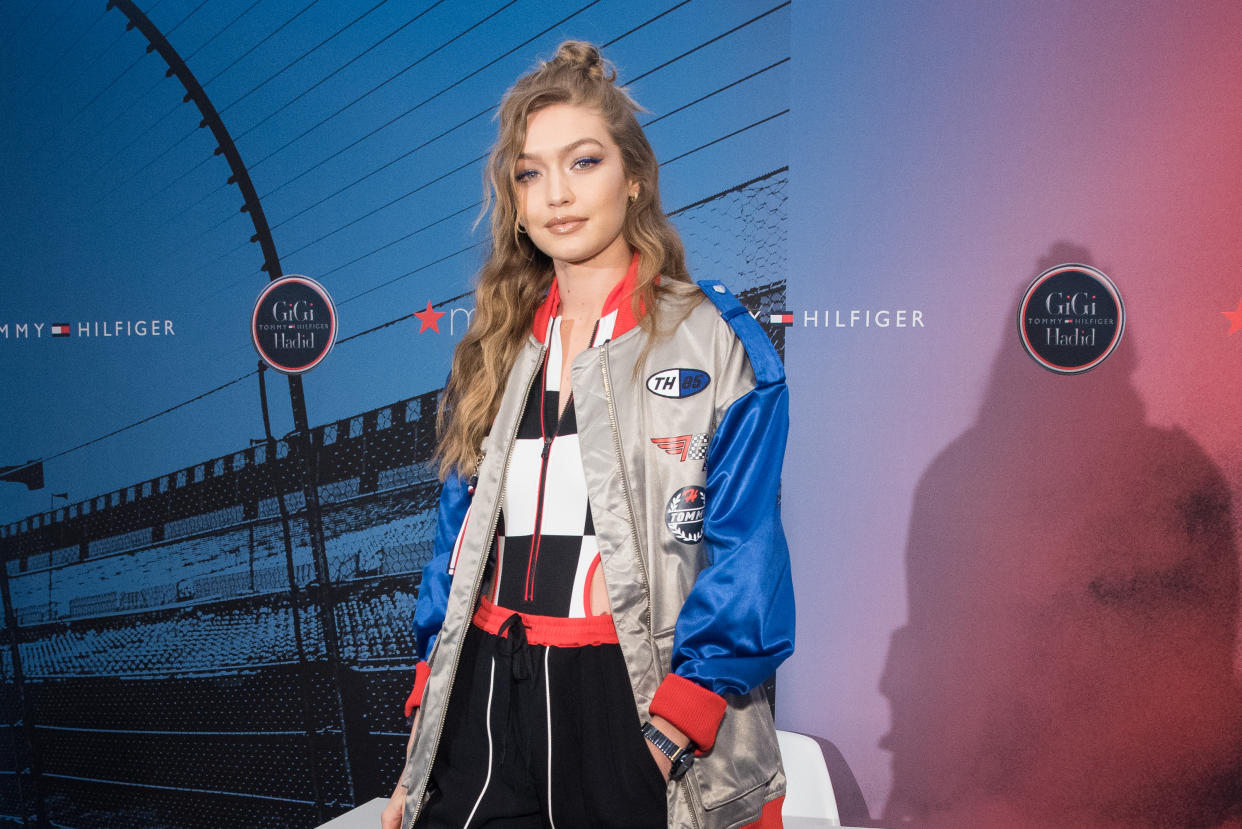 Gigi Hadid poses for the cover of Italian Vogue, but fans don’t recognise her. [Photo: Getty]