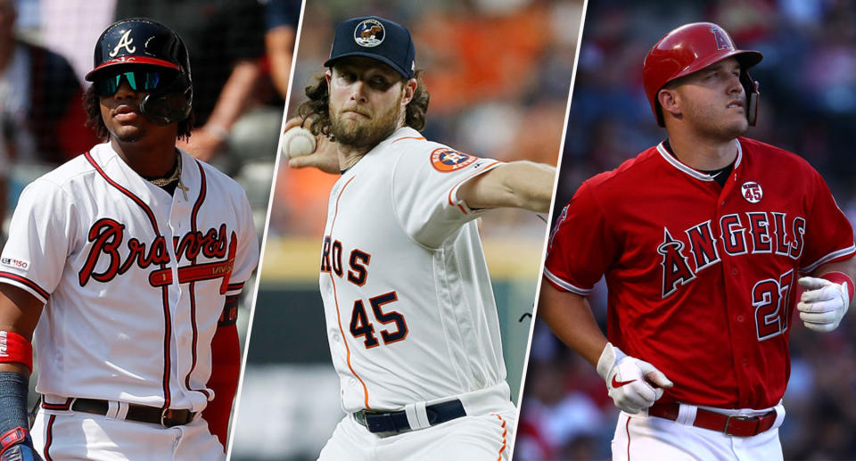 These are some of the studs of the first round in 2020. (Photos by Kevin C. Cox/Bob Levey/Victor Decolongon/Getty Images)