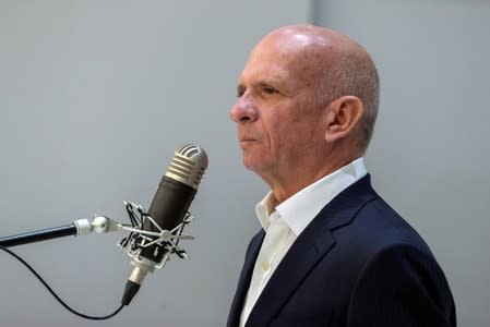 Former Venezuelan intelligence chief Carvajal stands during his extradition hearing to U.S. in Madrid