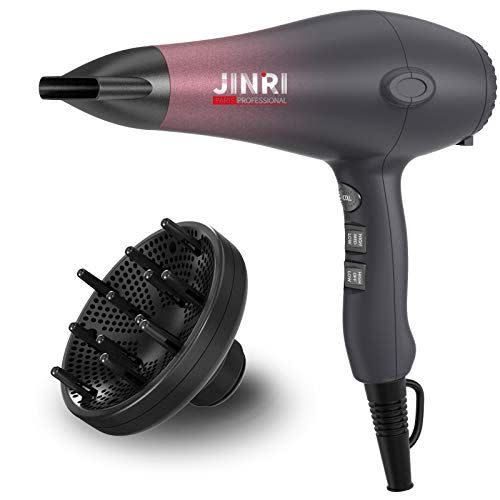 4) JINRI 1875W Salon Grade Negative Ionic Hair Dryer