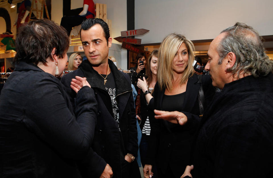 Justin Theroux Jen Aniston NYC