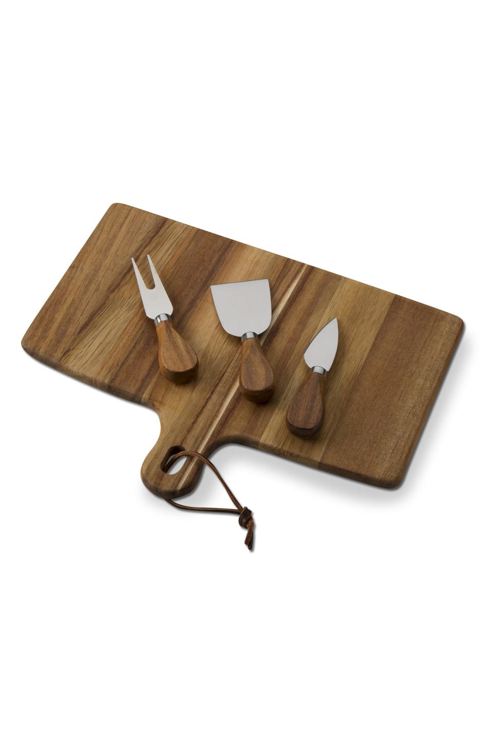 TAG Say Cheese Long Paddle Cheese Board & Knife Set