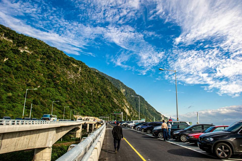 蘇花路廊預計在國慶連假3天湧入8萬車潮。(蘇花公路示意圖)   圖：取自宜蘭縣政府網站