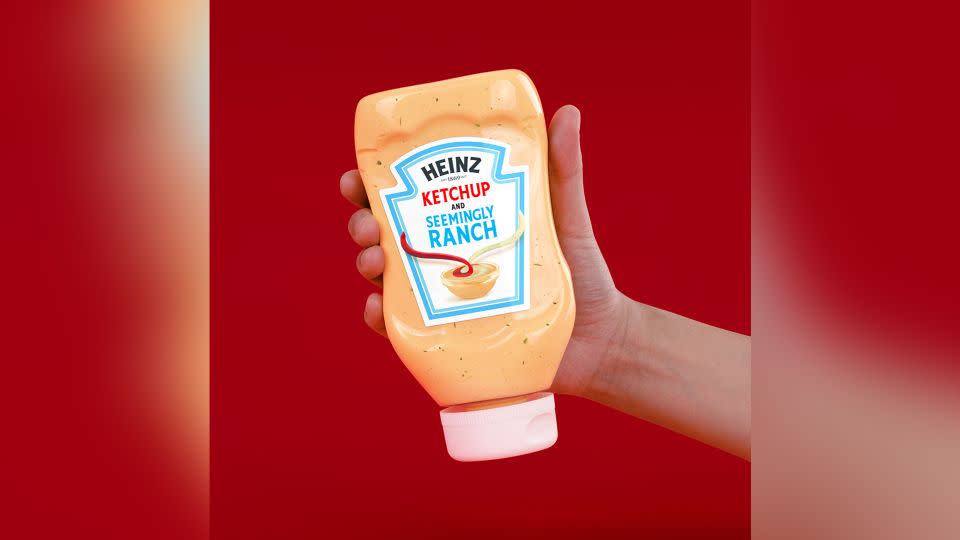 Heinz's "Ketchup and Seemingly Ranch," in honor of Taylor Swift and Travis Kelce. - Courtesy Heinz