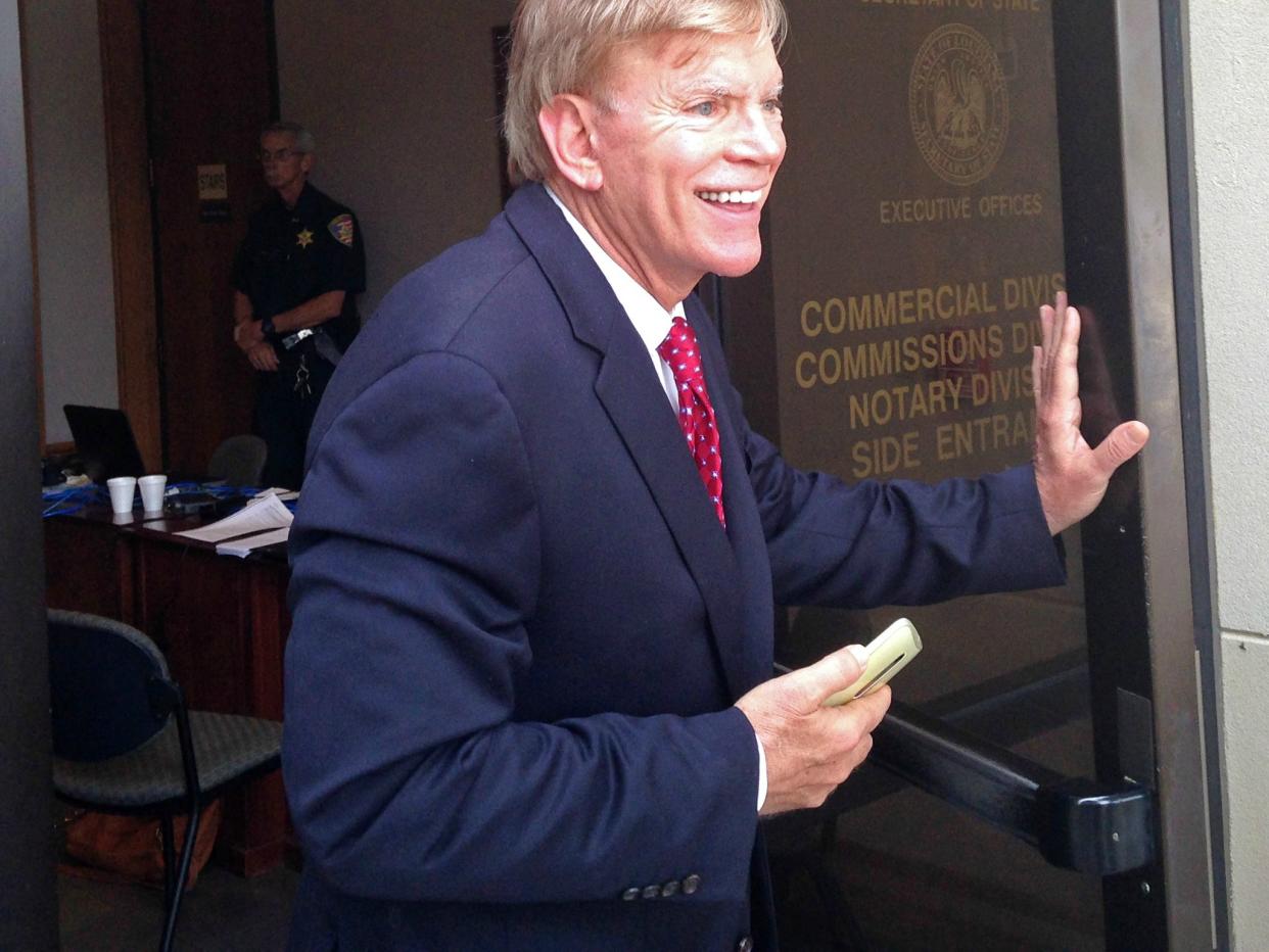 Former leader of the Ku Klux Klan David Duke, seen here in Baton Rouge, Louisiana, on July 22, 2016, kept up his praise for Donald Trump: REUTERS/Bryn Stole