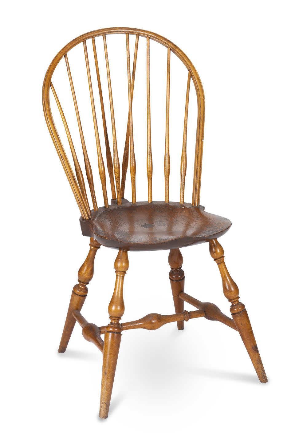 Wallace Nutting Brace-Back Bow-Back Windsor Chair