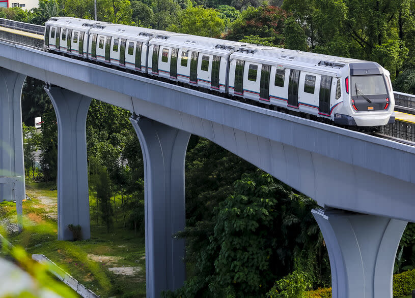 Malaysia MRT train