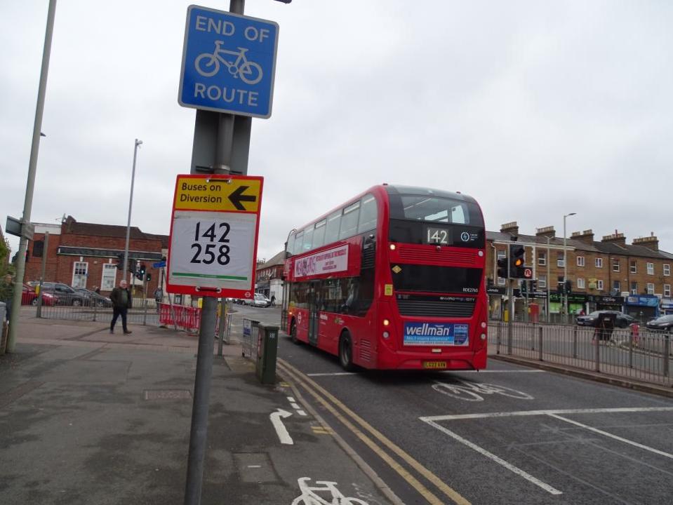 Watford Observer: Buses are being diverted around the closure.
