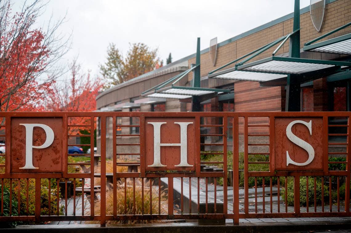 Puyallup High School is seen on Nov. 4 in Puyallup.