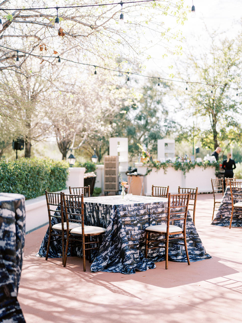 Blue Tablecloths