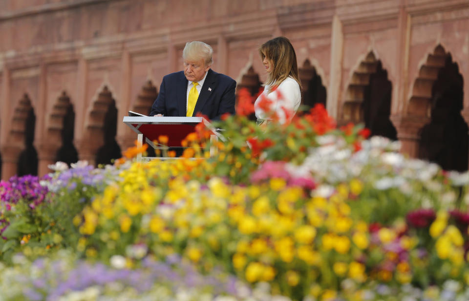 APTOPIX India Trump